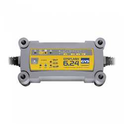 GYSflash 6.24 Зарядное устройство 0,8/6A-12V-6V/ 4A-24V, 1,2-125Ah/15-100ah,130Вт